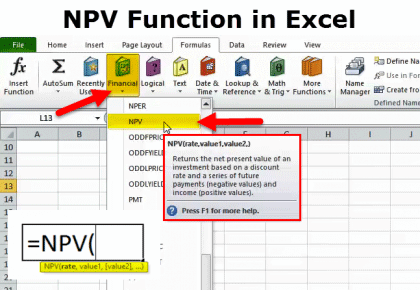 NPV in Excel | How to Use NPV Function in Excel?