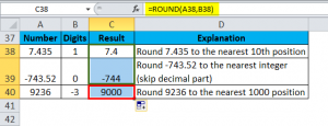 ROUND in Excel (Formula, Examples) | How to Use ROUND Function?