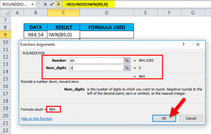 ROUNDDOWN in Excel (Formula, Examples) | How to Use ROUNDDOWN