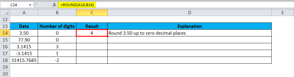 ROUNDUP Examples 1-6