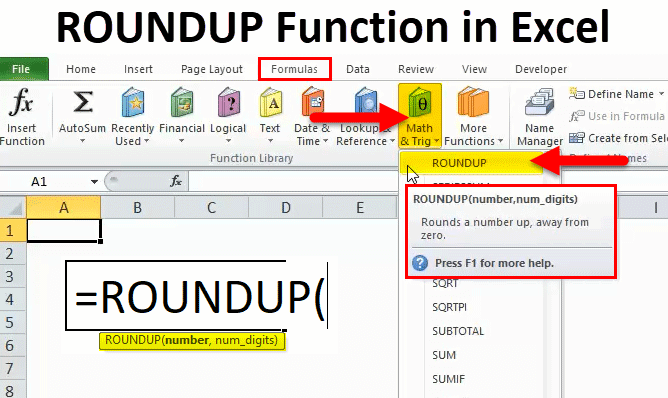 ROUNDUP In Excel Formula Examples Uses Of ROUNDUP Function