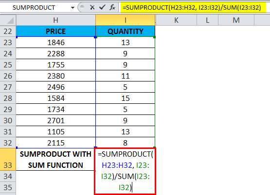 Sumproduct In Excel Formulaexamples How To Use Sumproduct 6382