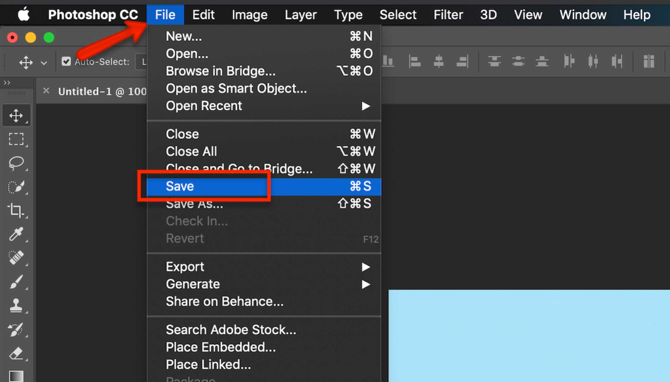 Photoshop Commands - Saving