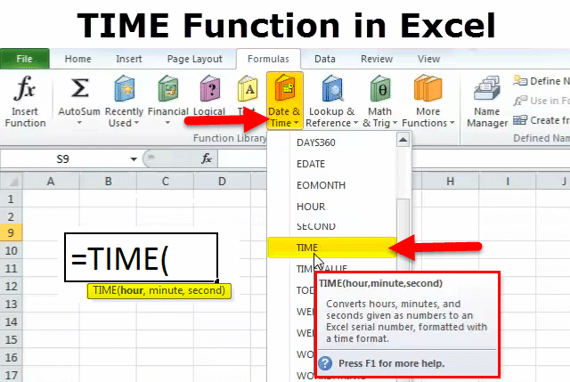 How To Make Time Cells In Excel