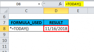 TODAY in excel (Formula, Examples) | How to Use TODAY Function