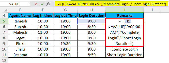 Short Login Duration