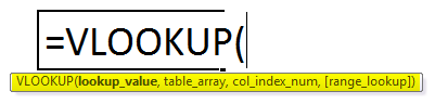 VLOOKUP Formula