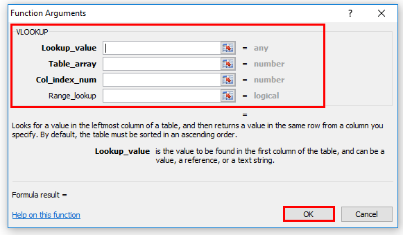 VLOOKUP(formula tab)