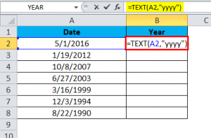 YEAR in Excel (Formula, Examples) | How to use YEAR Function?