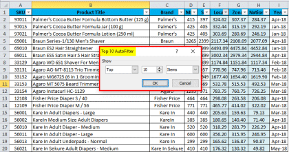 AutoFilter in Excel (Examples) | How to Use AutoFilter?
