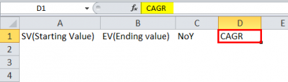 CAGR Formula in Excel (Examples) | How to Use CAGR Formula?