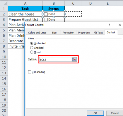 CheckBox in Excel (Examples) | How to Create CheckBox in Excel?