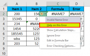 Errors in Excel | How to Correct Errors in Excel?