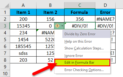 Errors In Excel Types Examples How To Correct Errors In Excel