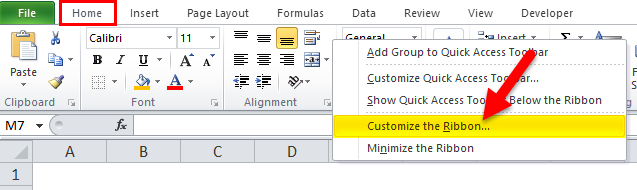 excel option button