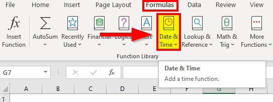 DAY Formula in Excel- Date and Time