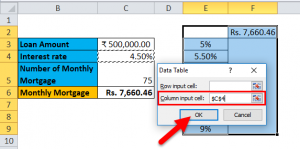 Data Table in Excel (Types,Examples) | How to Create Data Table in Excel
