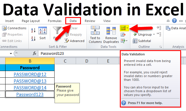 validation check excel