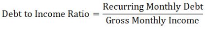 Debt To Income Ratio Formula | Calculator (Excel Template)