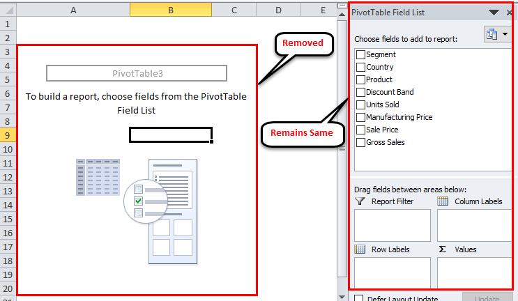 How To Remove Pivot Table Field List | Brokeasshome.com