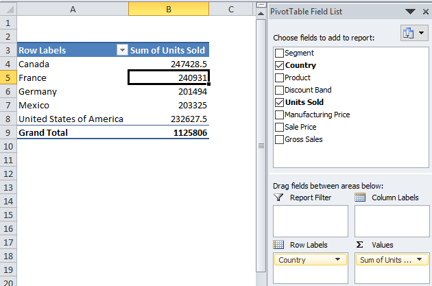 How To Delete A Pivot Chart