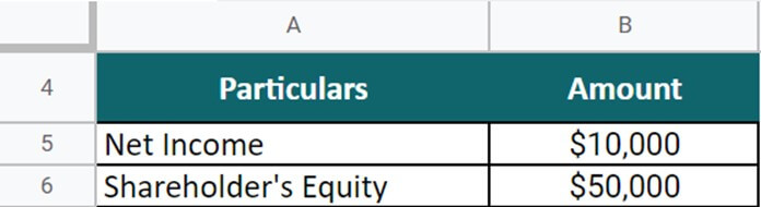 Return on Equity Formula-Example 3 Question