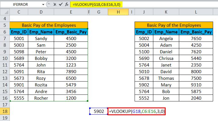 excel vlookup example pdf