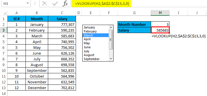 List box example step 4