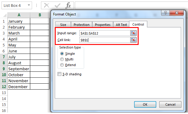 List Box In Excel Examples How To Create List Box 