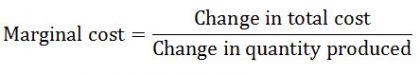 Marginal Cost Formula | Calculator (Excel template)