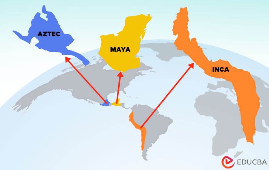 Aztecs And Mayans Map   Maya Vs Aztec Vs Inca Map New 