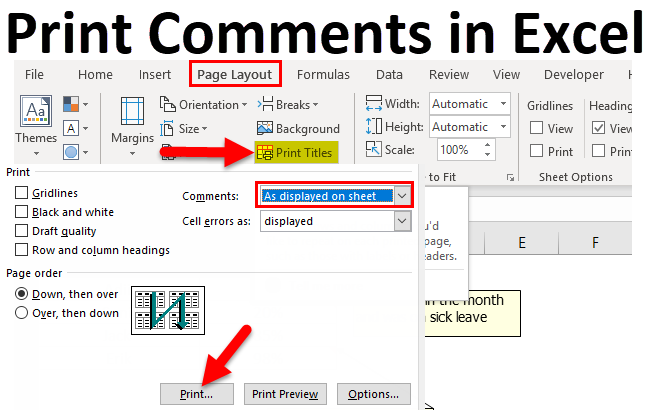 office 365 excel print selection