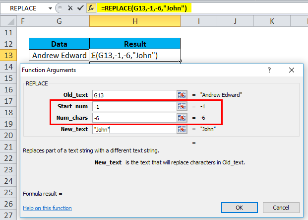 REPLACE Example 1-1