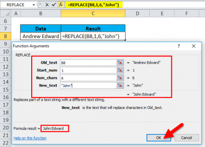 REPLACE in Excel (Formula, Examples) | How to Use REPLACE Function