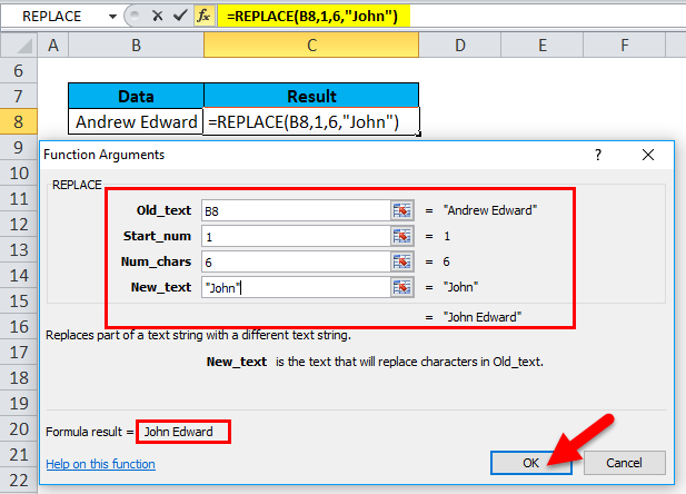 Replacing in excel formula - Word и Excel - помощь в работе с программами