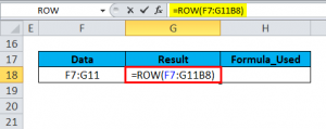 ROW in Excel (Formula, Examples) | How to Use ROW Function?