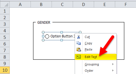 Radio Button Example 1-4