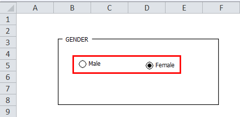 Radio Button Example 1-6