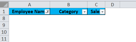 Remove Blank Rows Example 2-8