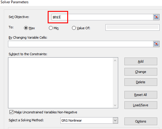 Solver Example 1-4