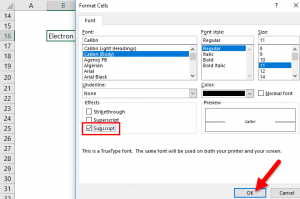 Subscript in Excel (Examples) | How to Use Subscript in Excel?