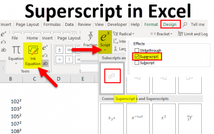 key shortcut for superscript in openoffice
