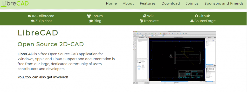 use librecad to design rc model aircraft