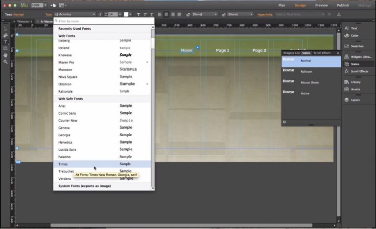 Программа для создания сайтов от adobe muse