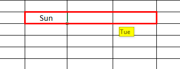 एक्सेल में ऑटोफिल .11 