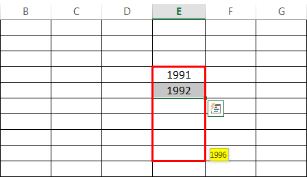 Excel.2 में ऑटो भरें