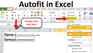 Autofit in Excel | Methods to modify columns with Autofit