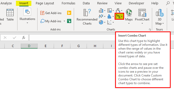 Excel Combine Chart Types