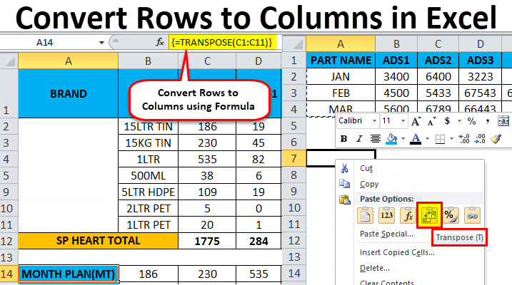 How To Move Rows Into Columns In Pivot Table Brokeasshome