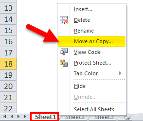 Copy Excel Sheet Method 2-1